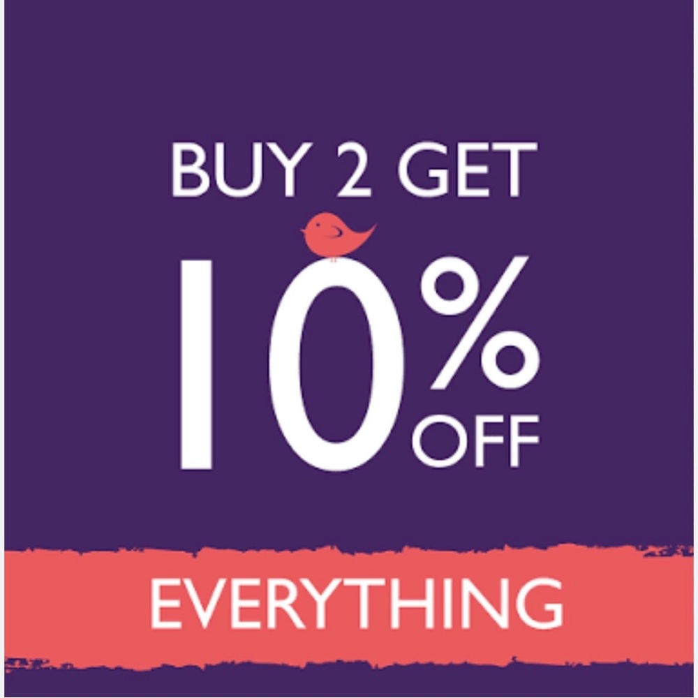 !!! Buy 2 Get 10% Off Everything !!!